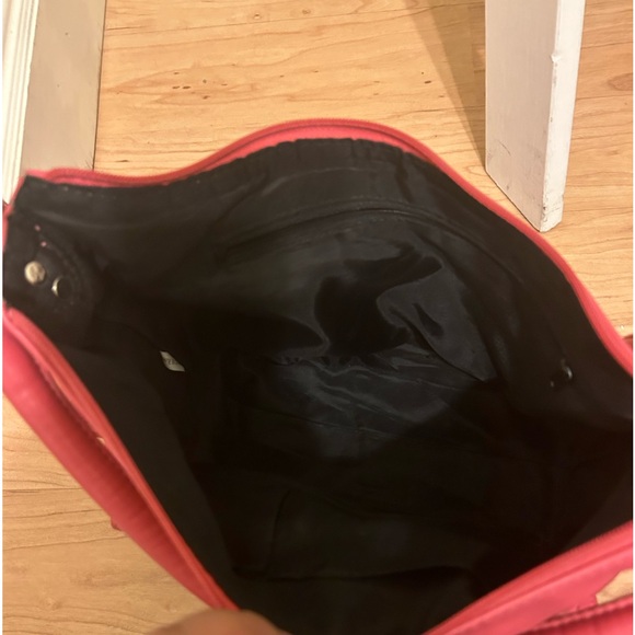 Pink Multipocket Hobo Shoulder Purse - Picture 6 of 6